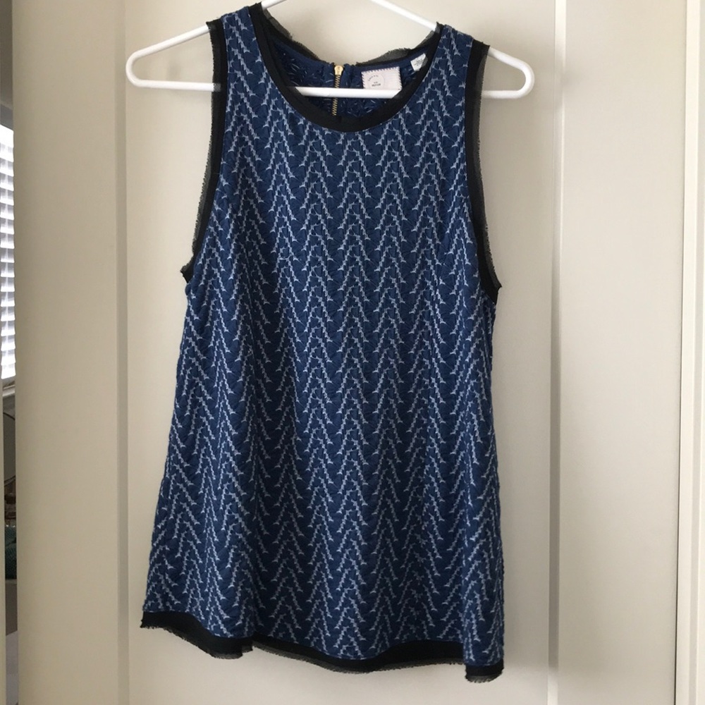 Anthropologie top blue!